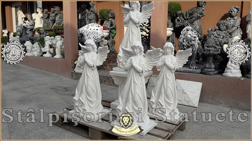 Image01210 - Decoratiuni de grădină din ciment alb și dioxid de titan