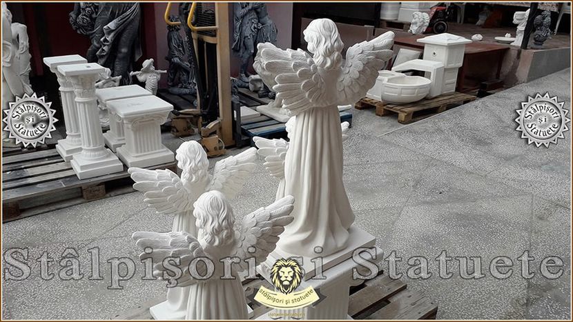 Image01212 - Decoratiuni de grădină din ciment alb și dioxid de titan