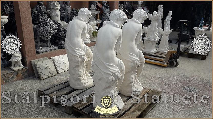 Image01264 - Decoratiuni de grădină din ciment alb și dioxid de titan