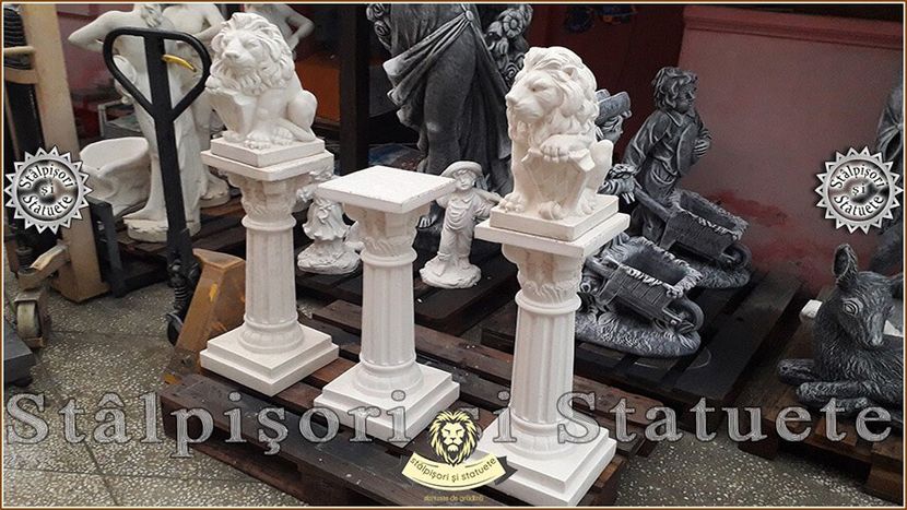 Image01257 - Decoratiuni de grădină din ciment alb și dioxid de titan