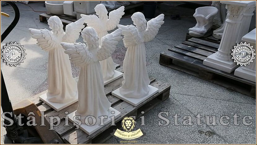 Image01214 - Decoratiuni de grădină din ciment alb și dioxid de titan