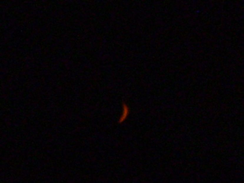 Luna noua in Sagetator - Luna - Soarele si norii - 2