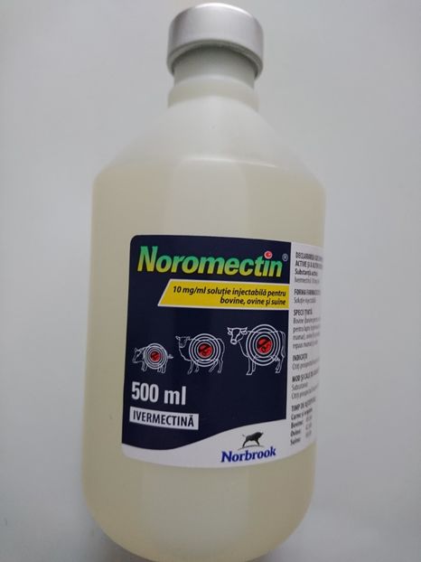 NOROMECTIN 500 ML INJ 118,5 RON - NOROMECTIN 500 ML INJ - 118 RON SI 50 DE BANI