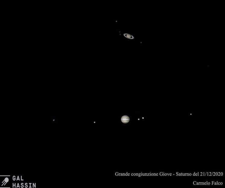22 dec. 2020 - Conjunctia Jupiter-Saturn - Luna - Soarele si norii - 2
