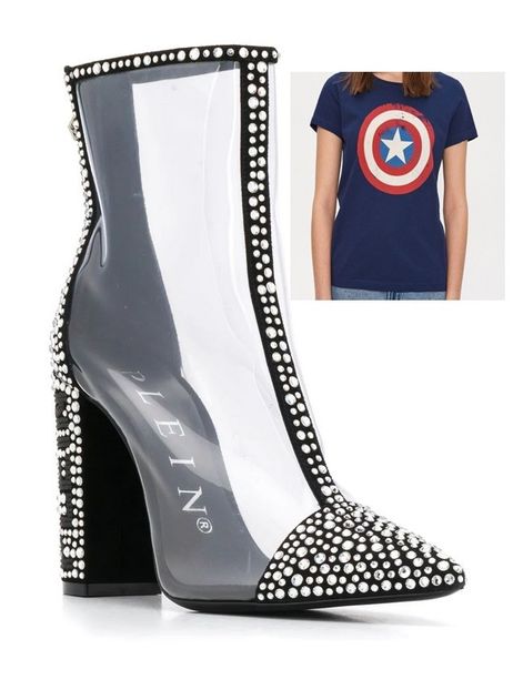 Candice Swanepoel received a pair of Philipp Plein boots and a Captain America t-shirt from Aron. - Secret Santa is coming to town