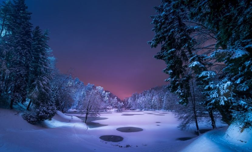 36-365983_night-landscape-snow-ice-winter-trees-nature - Winter photos