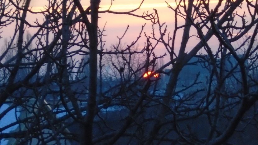 Apus de soare - Luna - Soarele si norii - 2