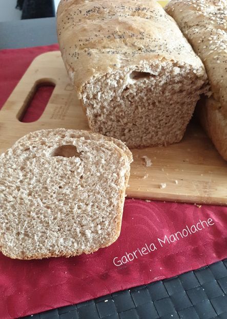 Pâine cu făină integrala - Paine de casa