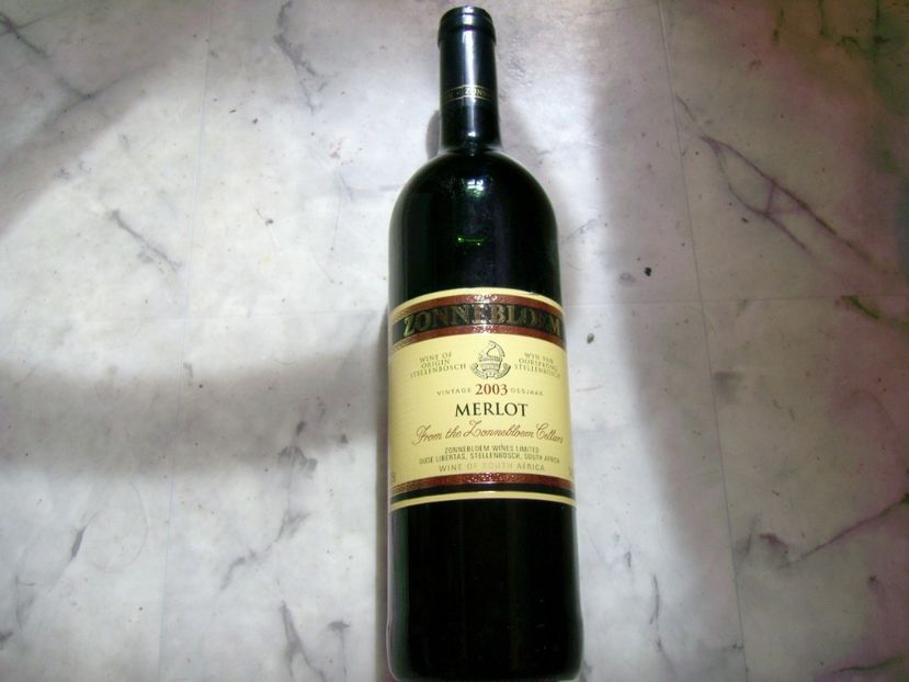 Merlot   Zonnebloem  2003 - cateva  vinuri