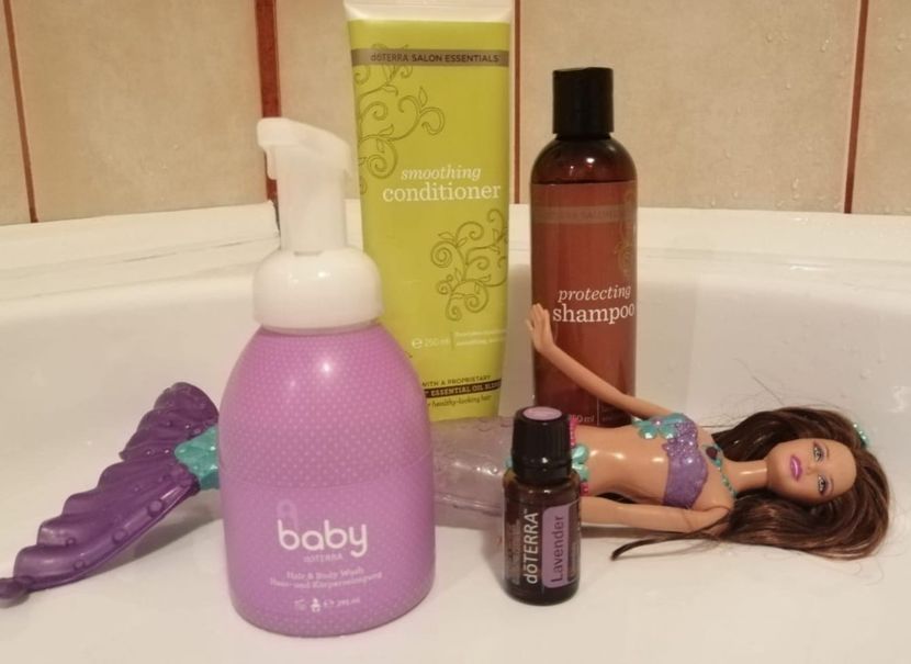 sampon si balsam doTerra Salon Essentials+ Gelul de baie pentru păr și corp pentru bebeluși - A1 uleiuri esentiale Doterra