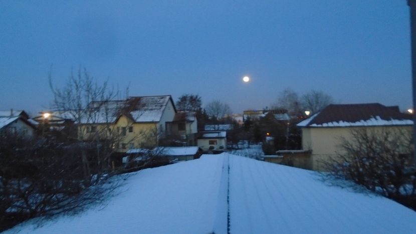 Luna plina in Leu (Full Wolf moon) - Luna - Soarele si norii - 2