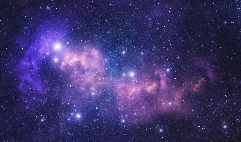 purple- space- stars sololos - Galaxy Universe