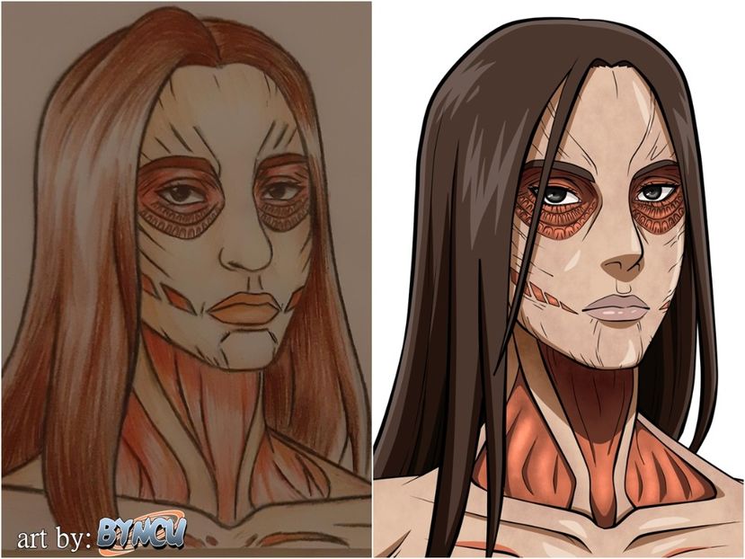 me as female titan - desene vs schite 2021 ATTACK ON TITAN EDITION