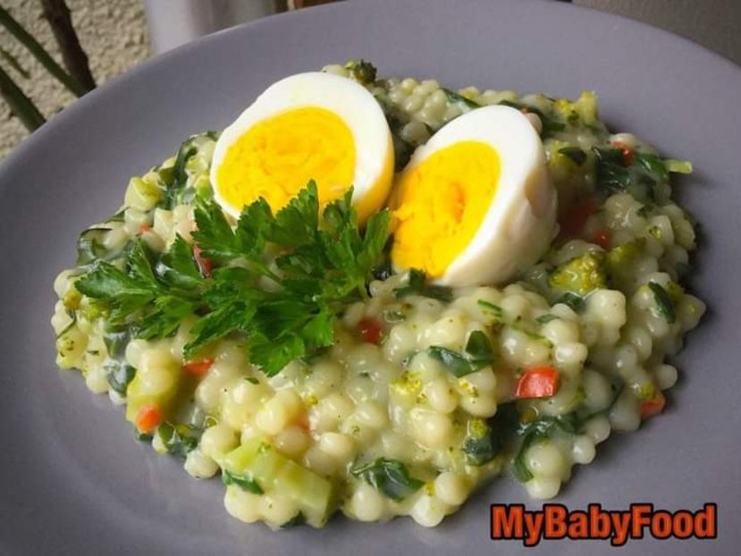  - Couscous cremos cu leurda brocoli si ou