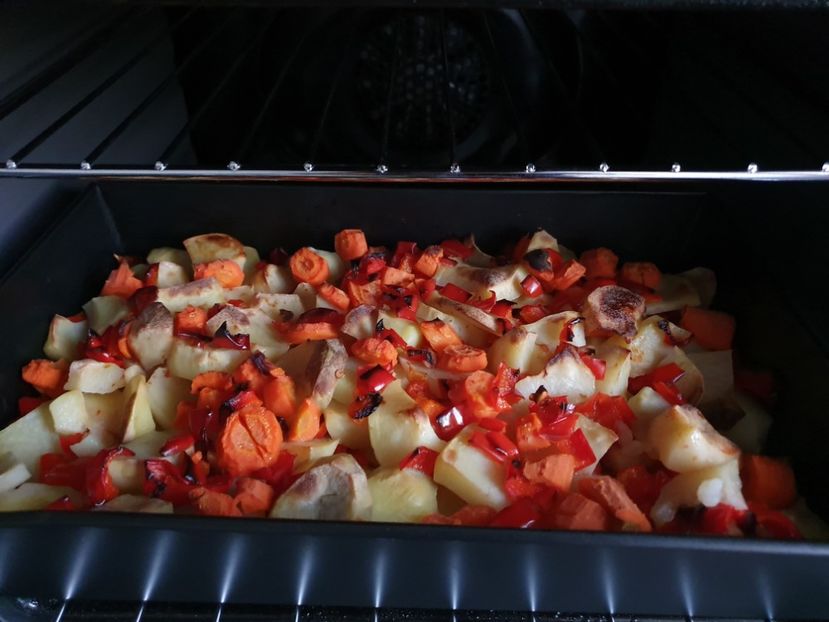 Cartofi la cuptor - Prima data-gatit