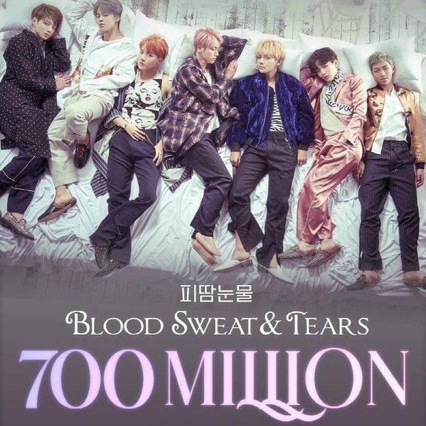 BTS-Blood Sweat Tears ! 700.M ✅ - S U P P O R T ! - BTS !