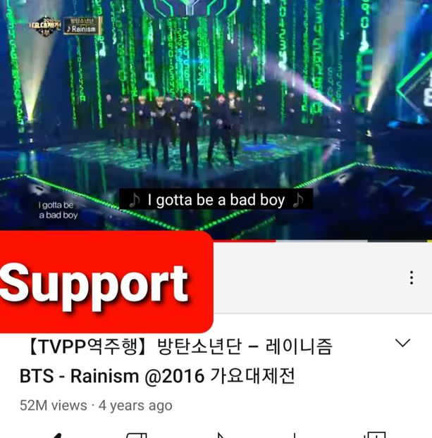 BTS-Rainism 69.M ✅ Next 100.M ✅ - BTS Concert SUPPORT
