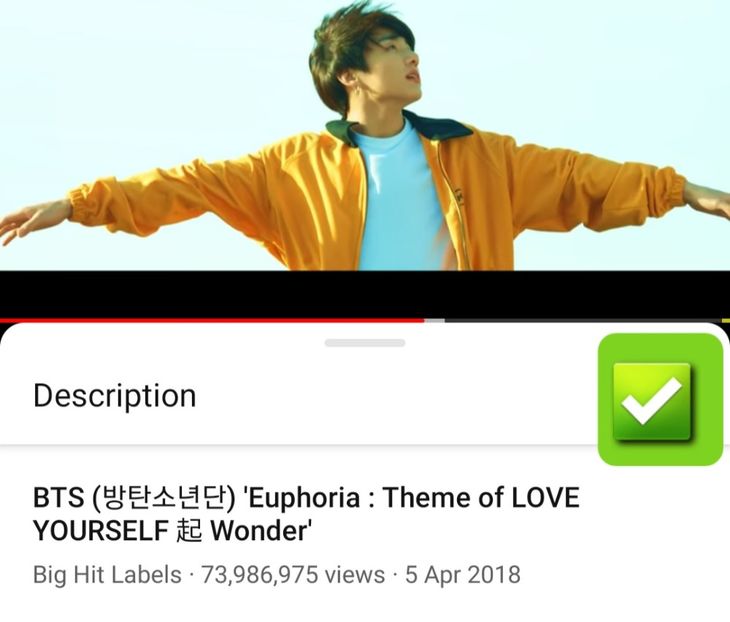 (BTS) SOLO  JungKook - Euphoria! 73.M ✅ - BTS -SOLO - SUPPORT