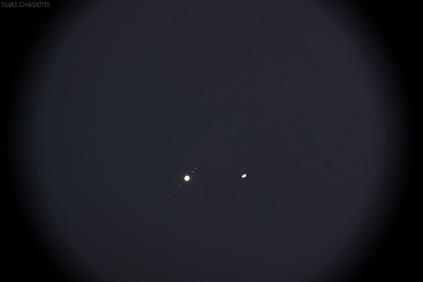 22 dec. 2020 - Conjunctia Jupiter-Saturn - Luna - Soarele si norii - 2