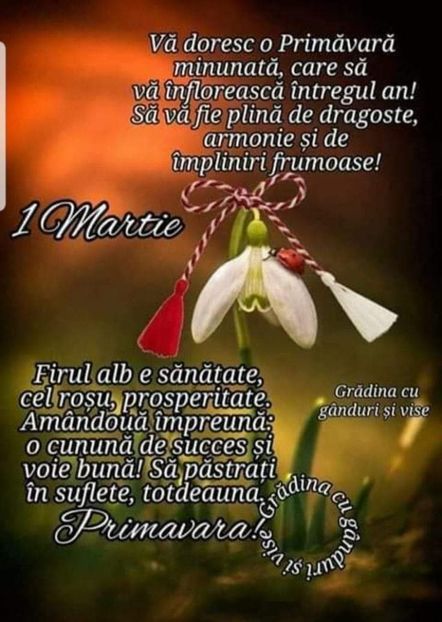  - 1 și 8 Martie