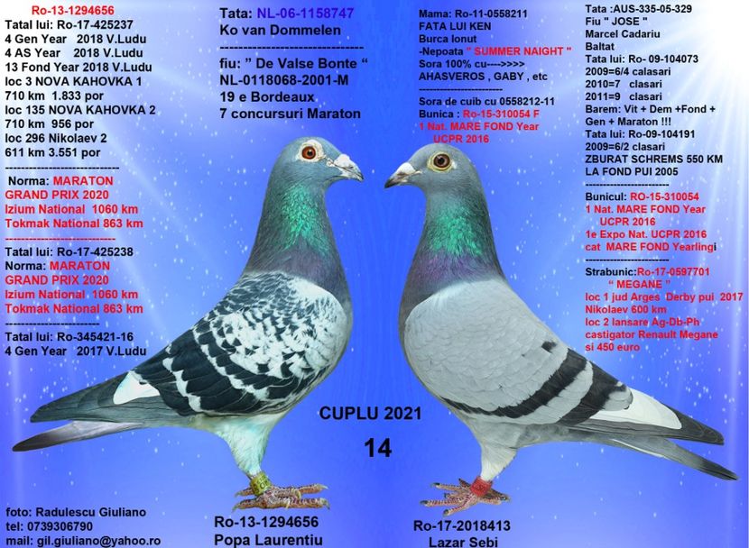 14 LISTU LARY & LISTA SEBY - cupluri 2021