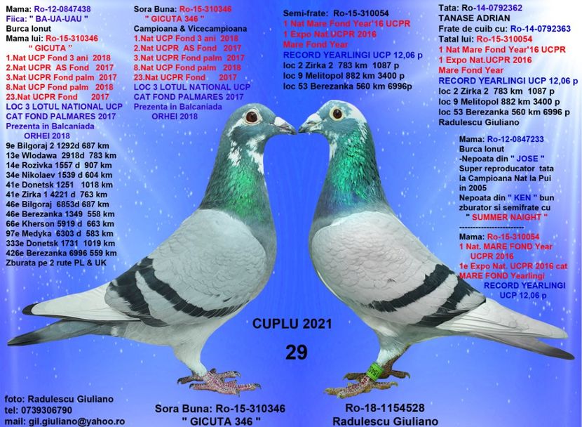29 BALTAT & LISTA SORA GICUTA - cupluri 2021