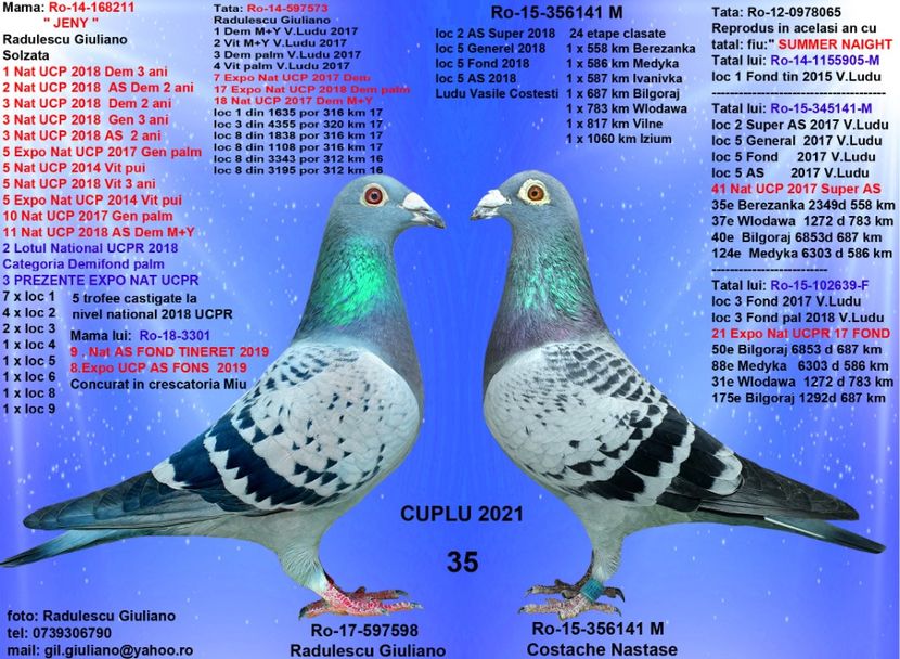 35  & FIICA 211 - cupluri 2021