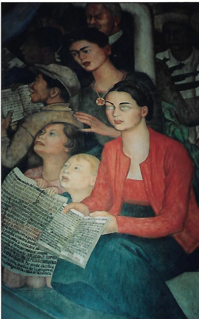Diego Rivera - Frida Calho și sora ei - Mexic