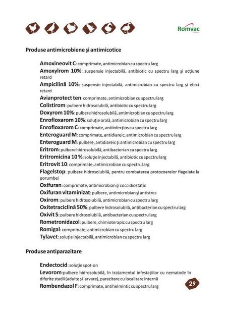  - MEDICAMENTE PUI DE RASĂ