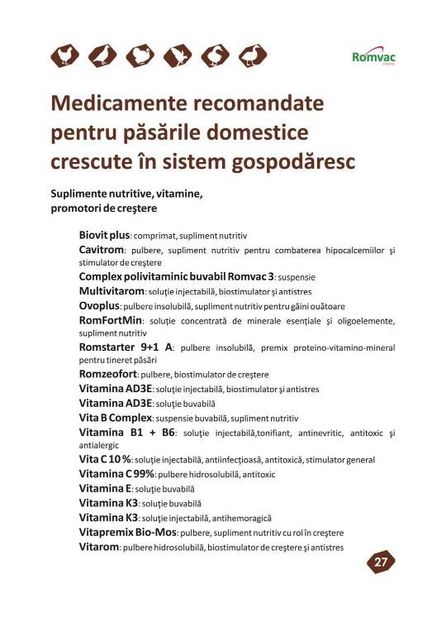  - MEDICAMENTE PUI DE RASĂ