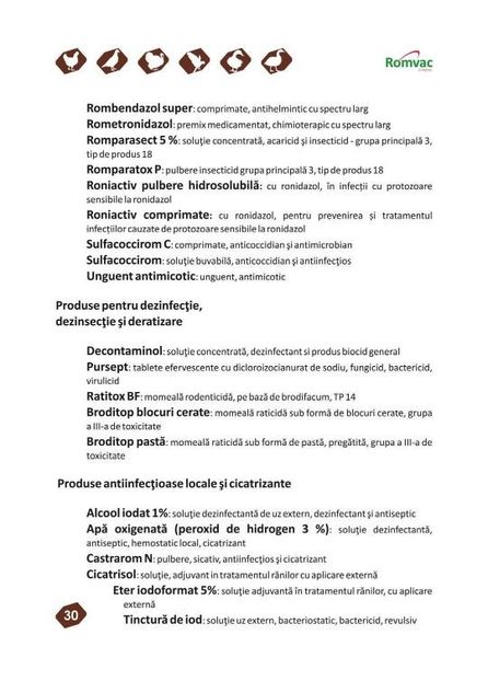  - MEDICAMENTE PUI DE RASĂ