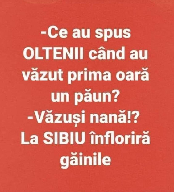  - Bancuri cu Olteni