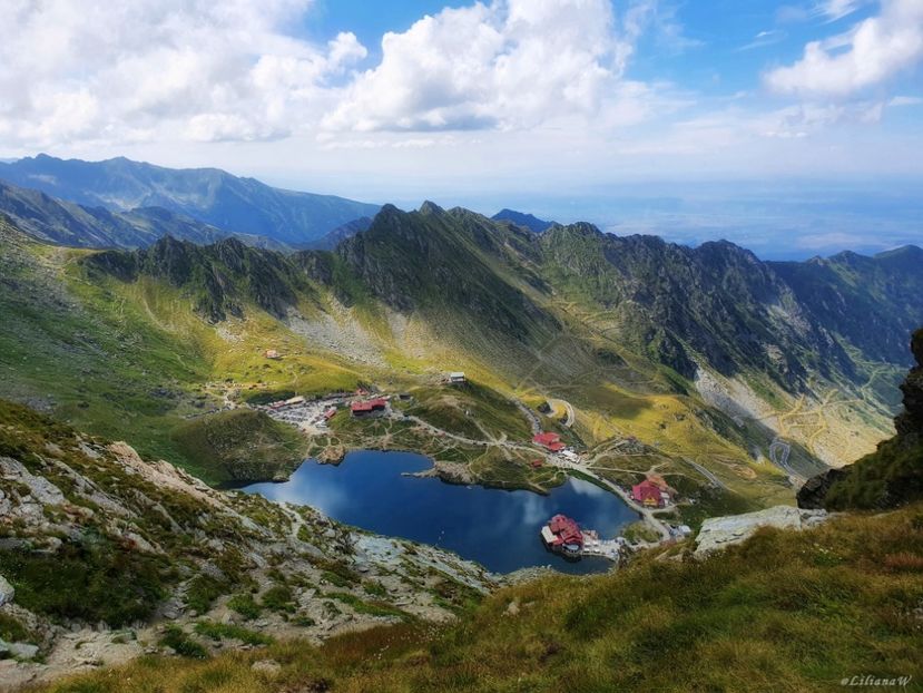 Vedere de la Șaua Caprei - 18 Lacul Bâlea 2020