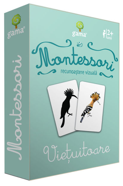 Vieţuitoare - Cărţi de joc Montessori 2-8 ani