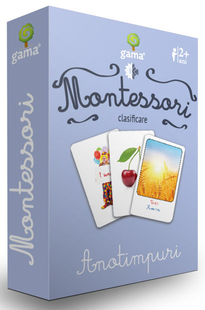 Anotimpuri - Cărţi de joc Montessori 2-8 ani