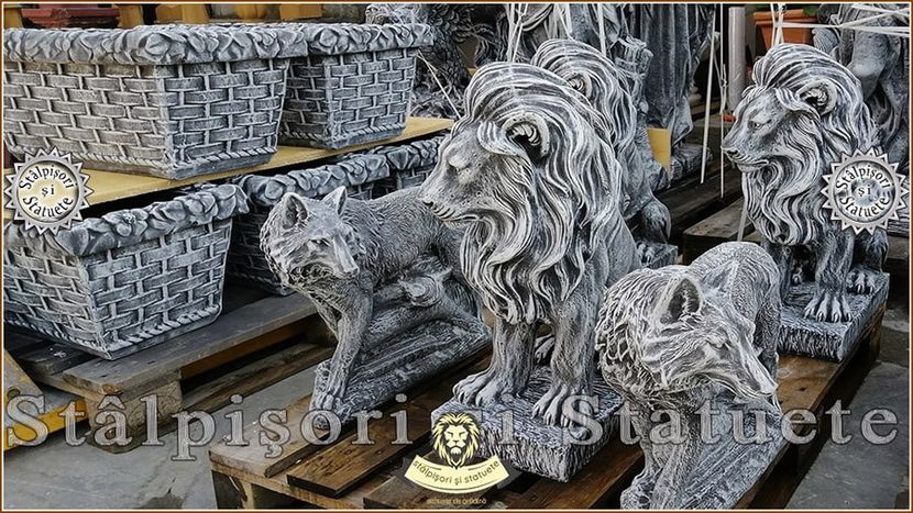 Image01234 - Decoratiuni de grădină din ciment alb și dioxid de titan