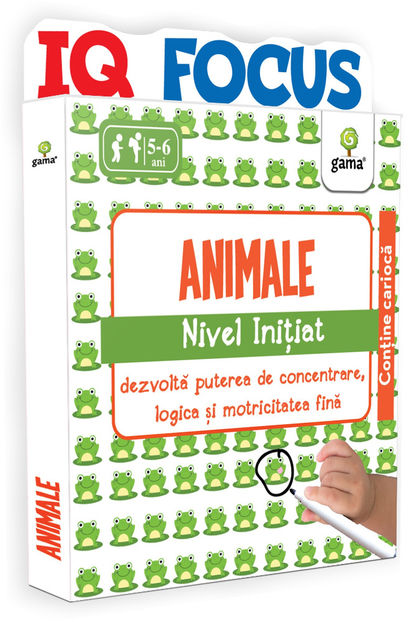 Animale • nivel Inițiat 5-6 ani - IQ FOCUS 3-6 ani