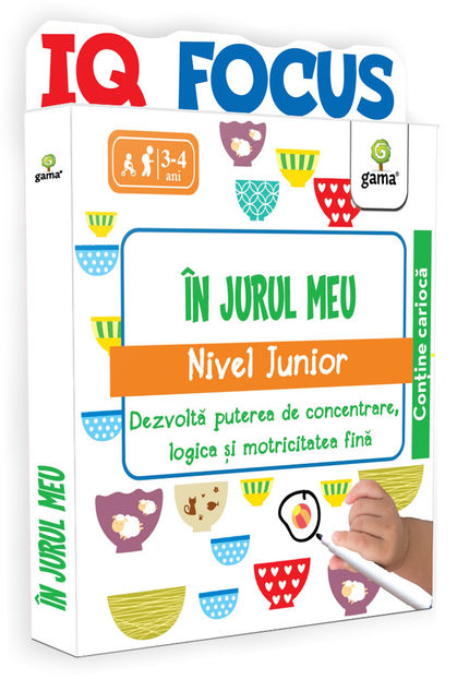 În jurul meu • nivel Junior 3-4 ani - IQ FOCUS 3-6 ani