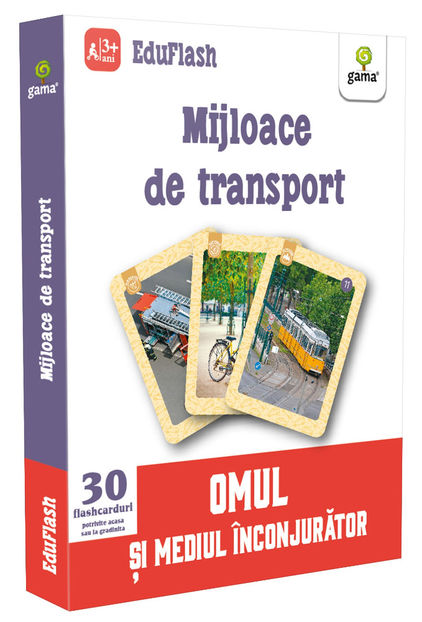 Mijloace de transport 3-5 ani - EduFlash 3-6 ani