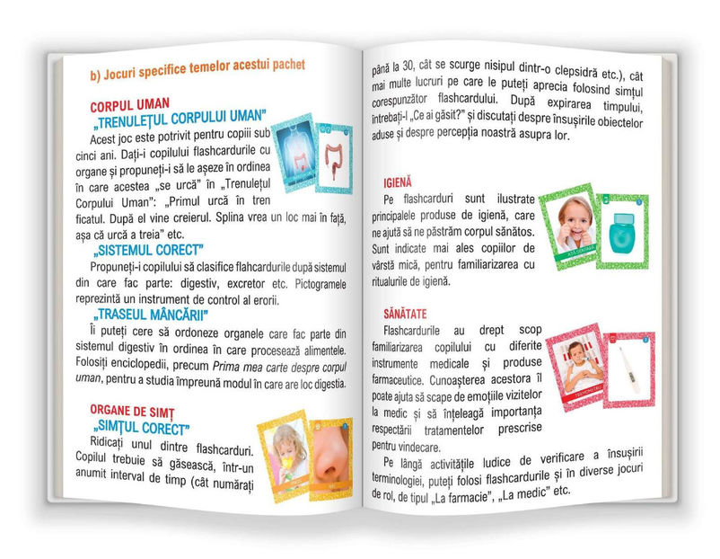 Corpul uman. Educație pentru sănătate 4-6 ani - EduFlash 3-6 ani