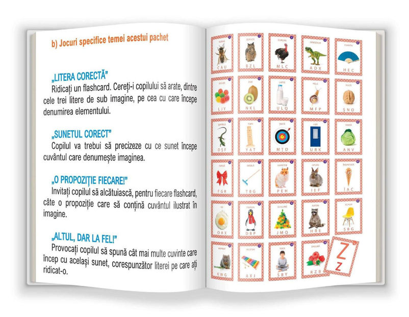 Literele alfabetului 3-6 ani - EduFlash 3-6 ani