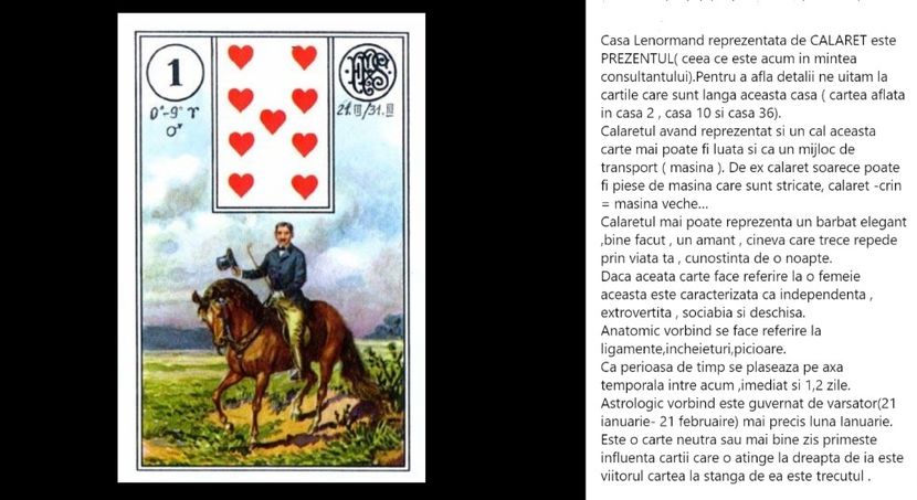 calaretul - Carti tarot lenoermand gratis cartea totul despre lenormand