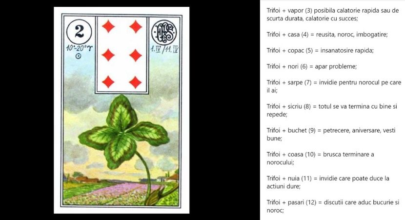 trifoi - Carti tarot lenoermand gratis cartea totul despre lenormand