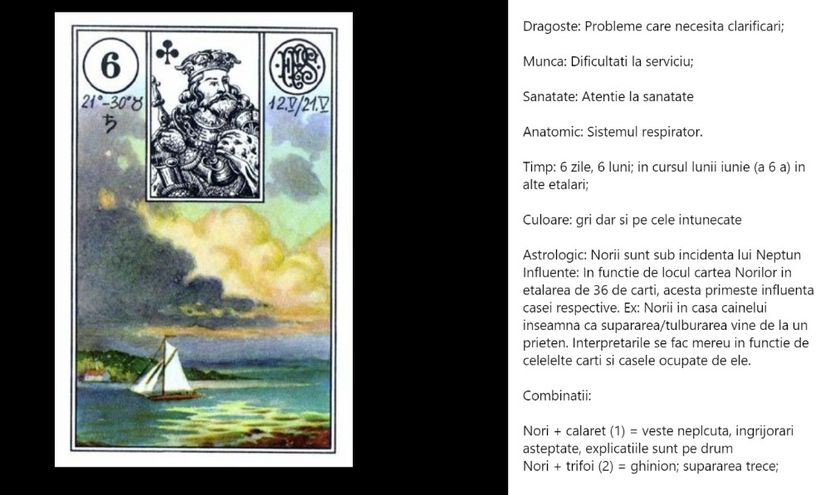 norii - Carti tarot lenoermand gratis cartea totul despre lenormand