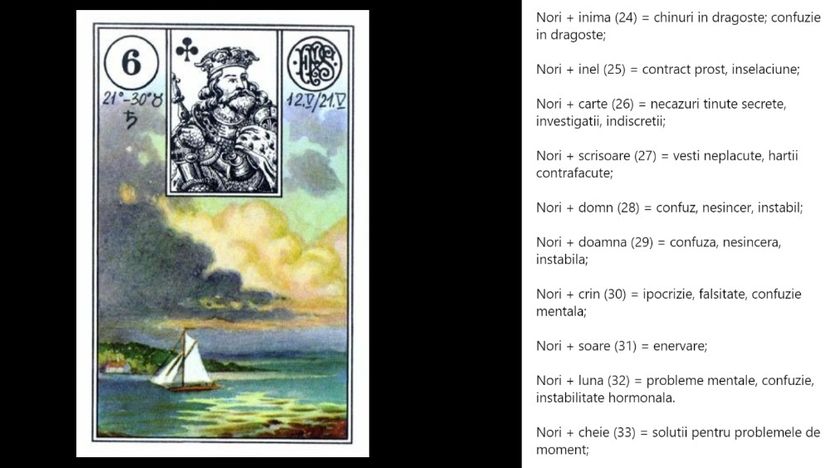 norii - Carti tarot lenoermand gratis cartea totul despre lenormand