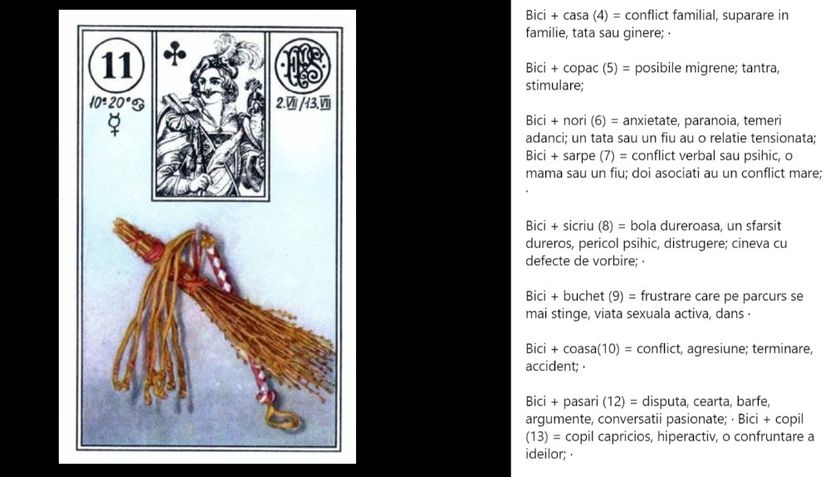 bici - Carti tarot lenoermand gratis cartea totul despre lenormand
