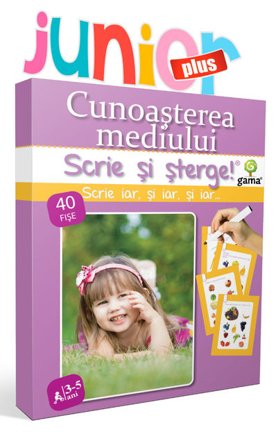 Cunoaşterea mediului • 3-5 ani - Scrie și șterge! Junior Plus 3-7 ani