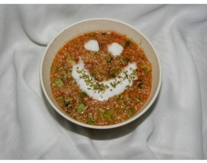  - Cus cus cu dovlecel pasta de tomate si smantana