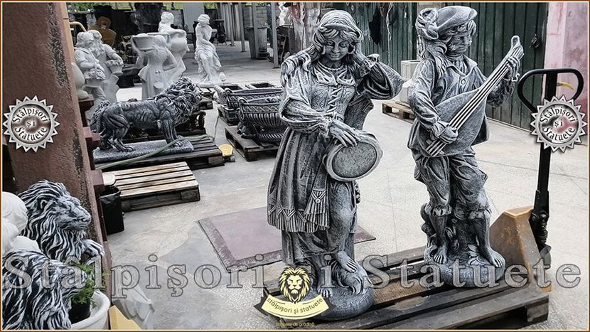 Image01264 - Decoratiuni de grădină din ciment alb și dioxid de titan
