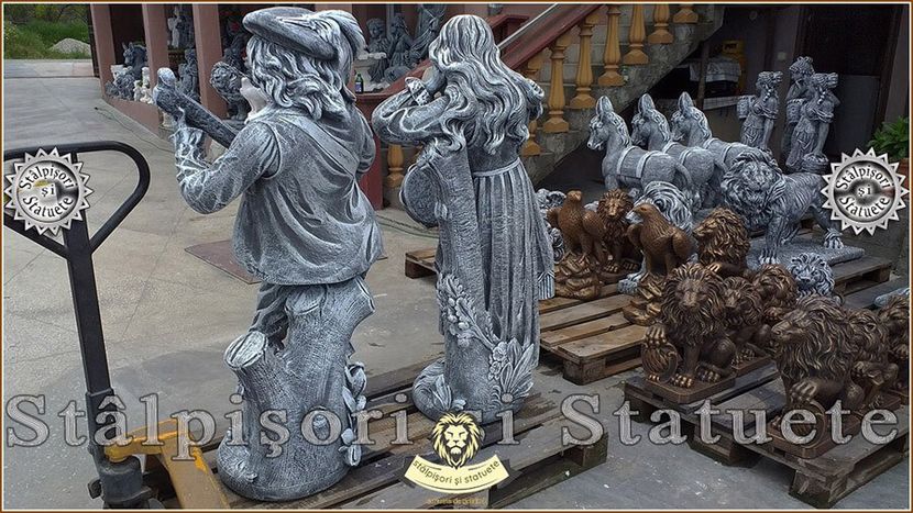 Image01267 - Decoratiuni de grădină din ciment alb și dioxid de titan
